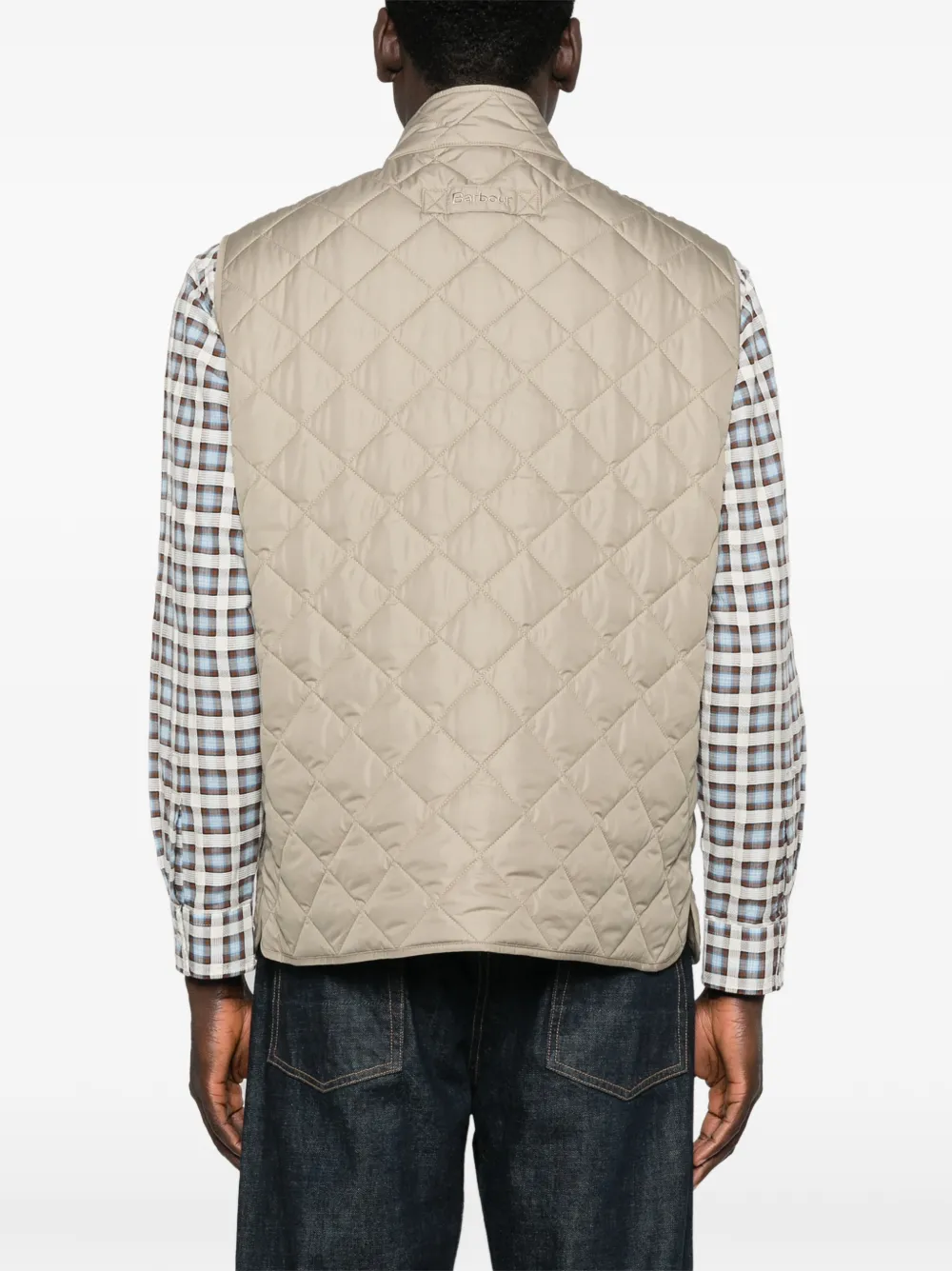 Barbour Lowerdale bodywarmer met gewatteerde zak Beige