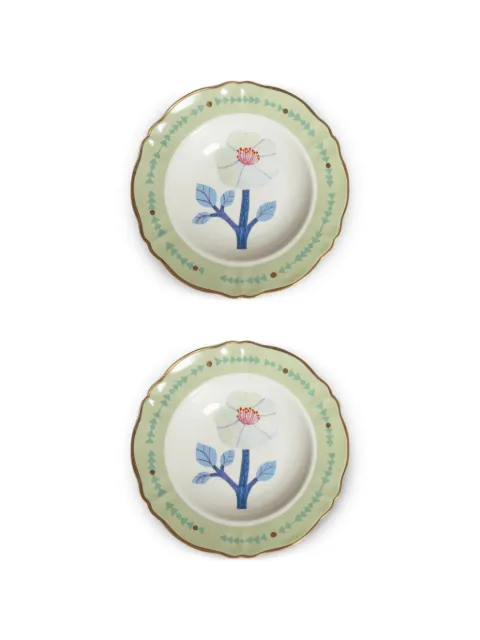 Bitossi Home floral-print plates (set of two)