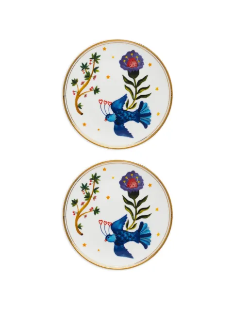 Bitossi Home bird floral plate