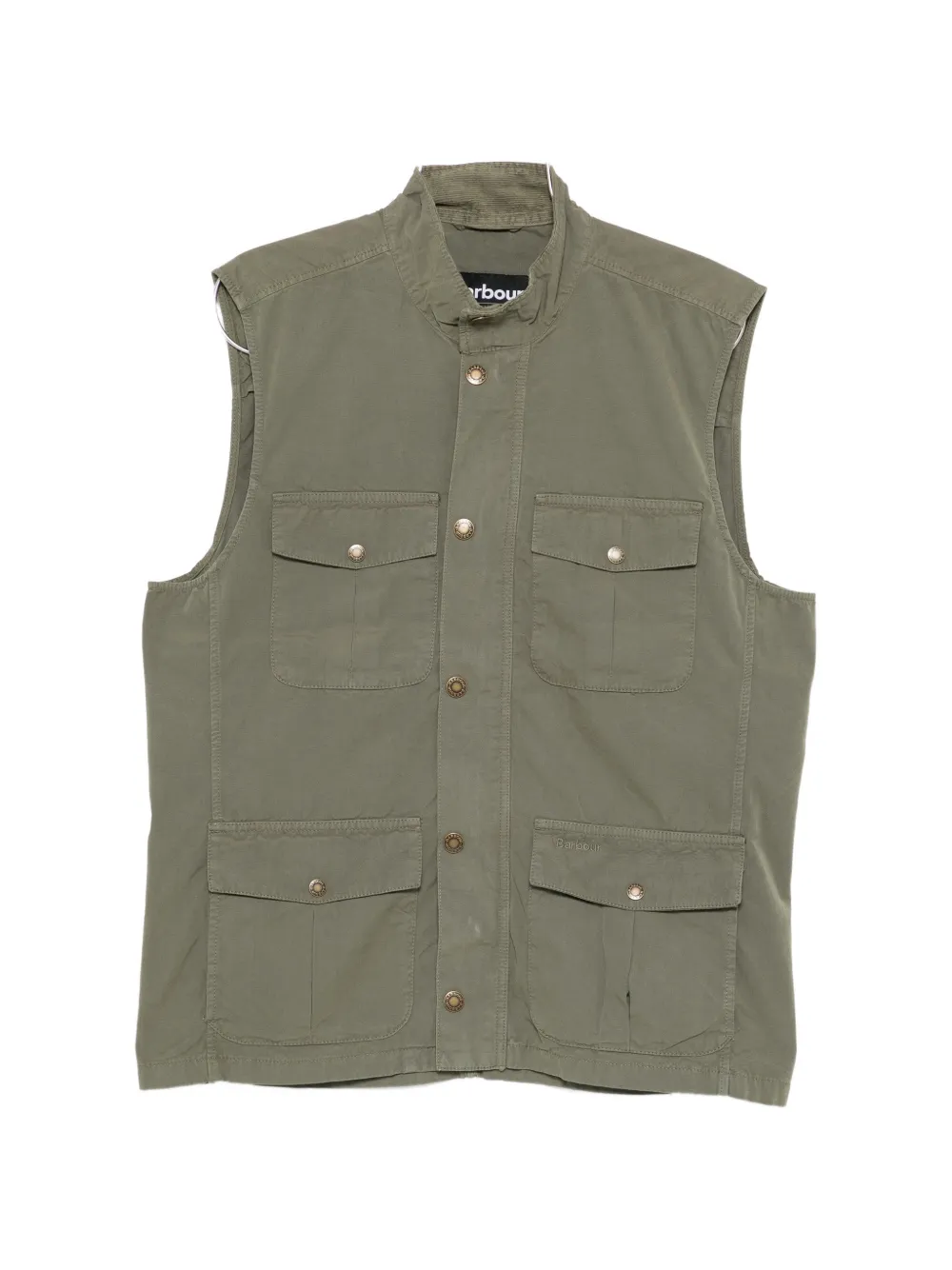 Barbour Corbridge buttoned pocket gilet - Verde