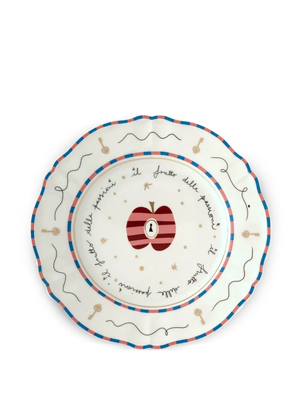  Bitossi Home Scalloped Plate (set Of Two) - Neutrals 