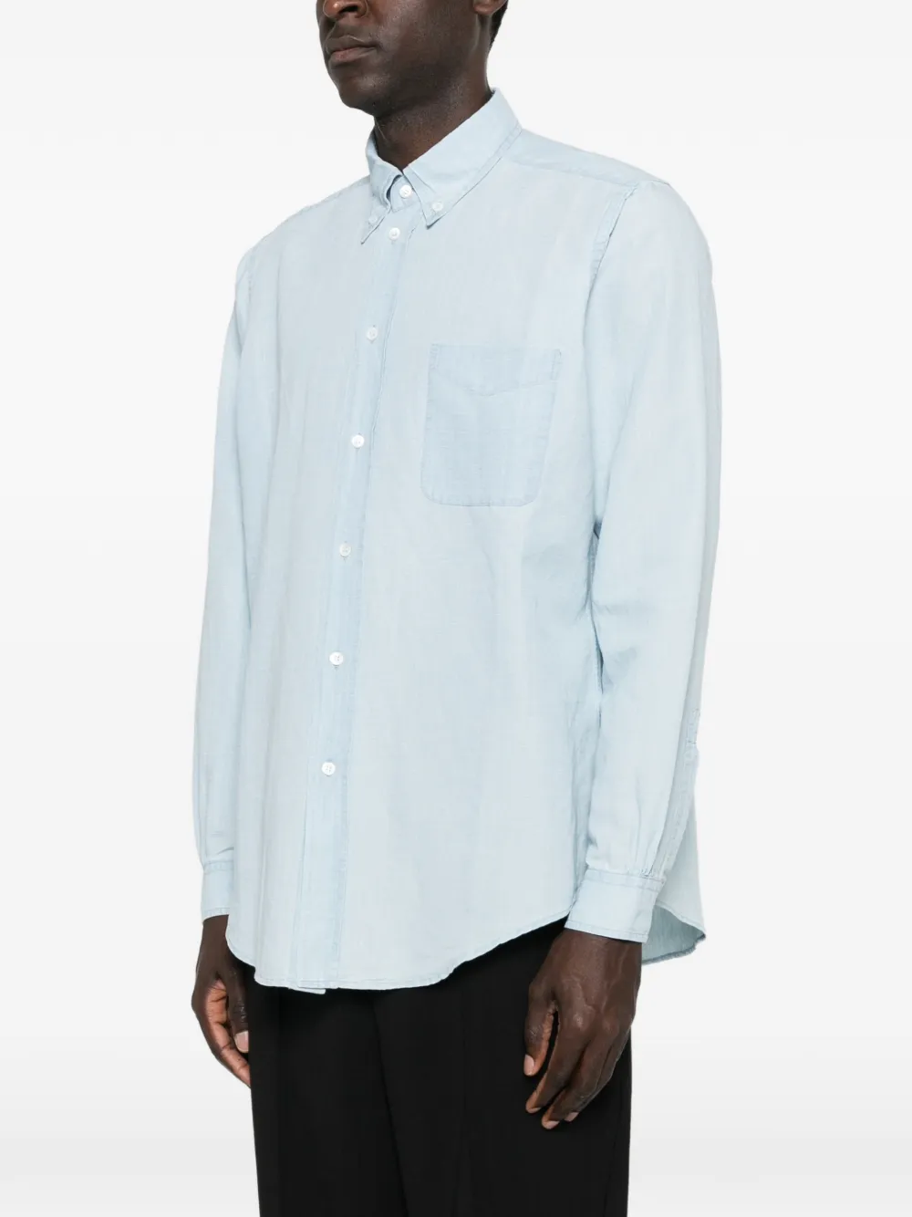  Barena Chest Pocket Shirt - Blue 