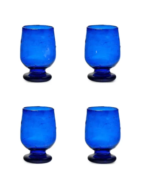 Bitossi Home footed glasses set (set of four)