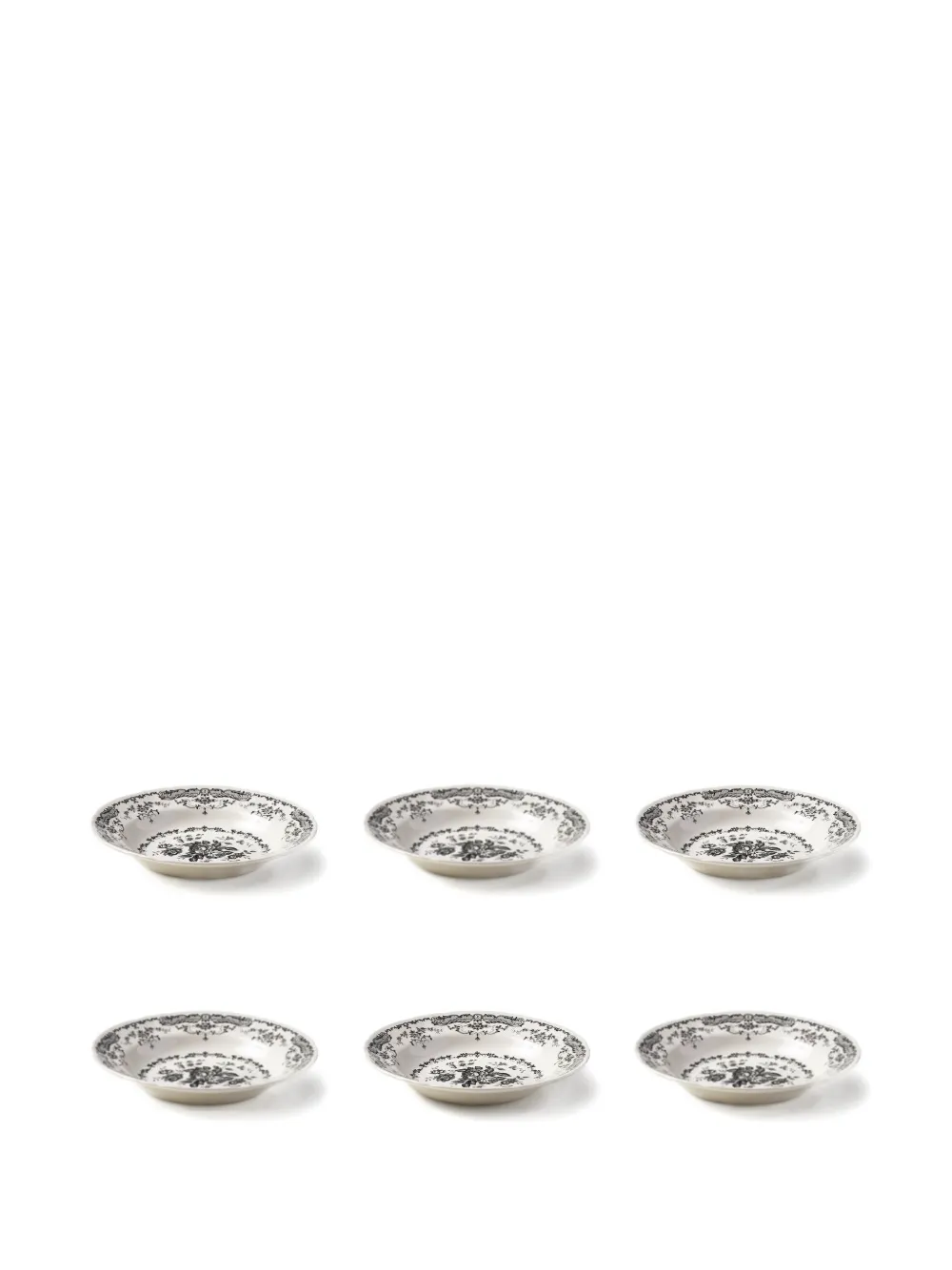  Bitossi Home Juego De Seis Platos Deep - Blanco 