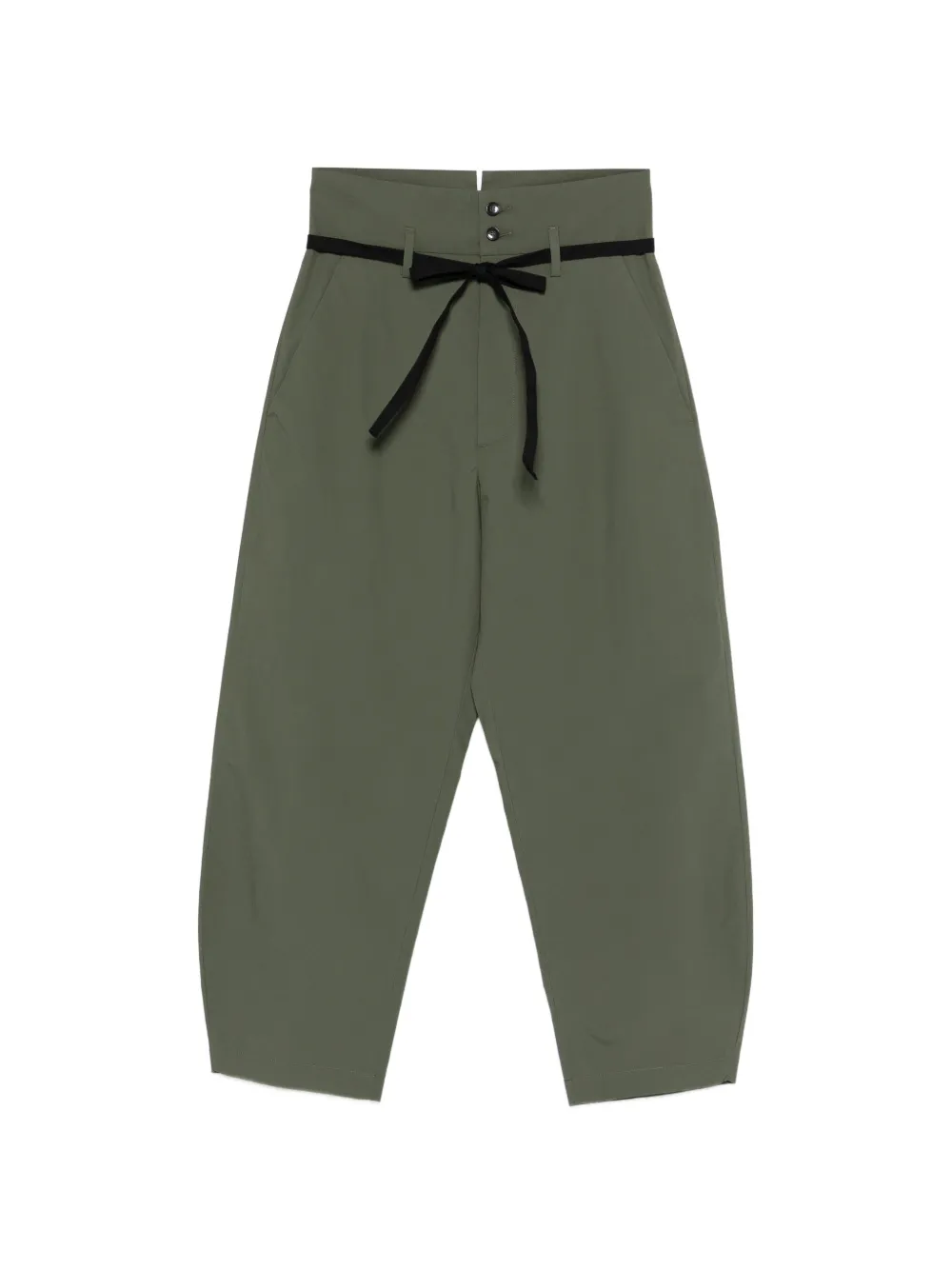 Barena buttoned belt trousers - Verde