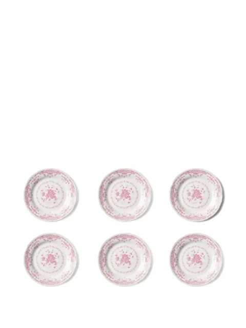Bitossi Home set de platos con estampado floral (set de seis)