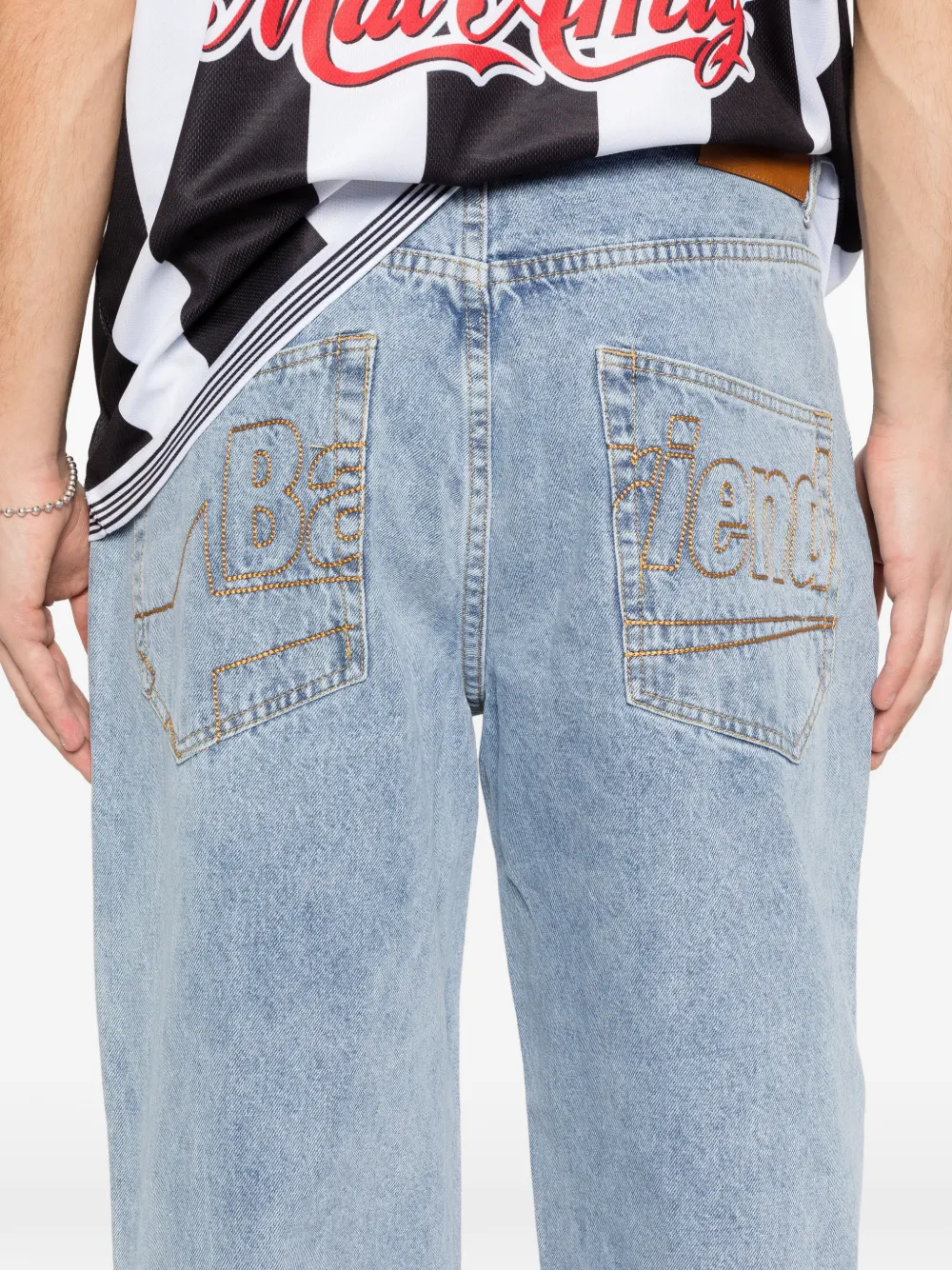 BADFRIEND Denim jeans Blauw