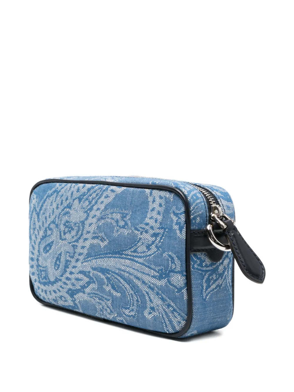  Etro Paisley Messenger Bag - Blue 