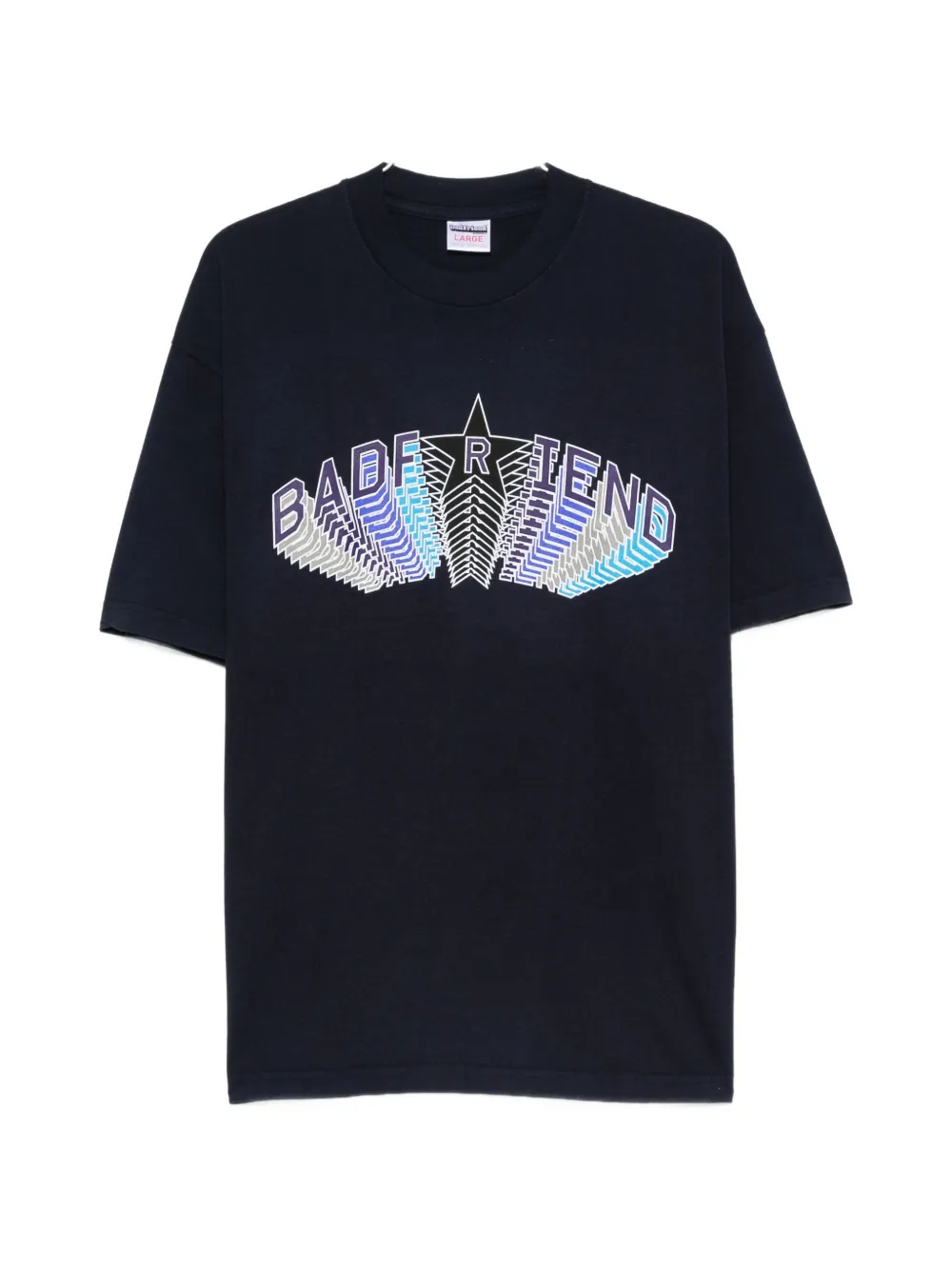 BADFRIEND graphic-print T-shirt - Blu