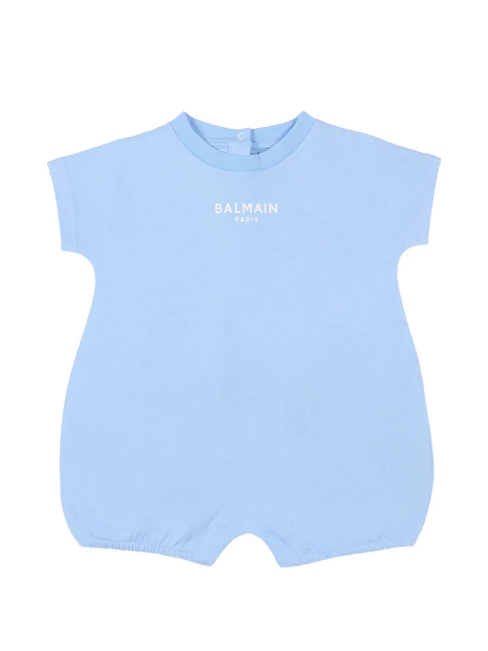  Balmain Kids Logo-detail Romper Set - Blue 