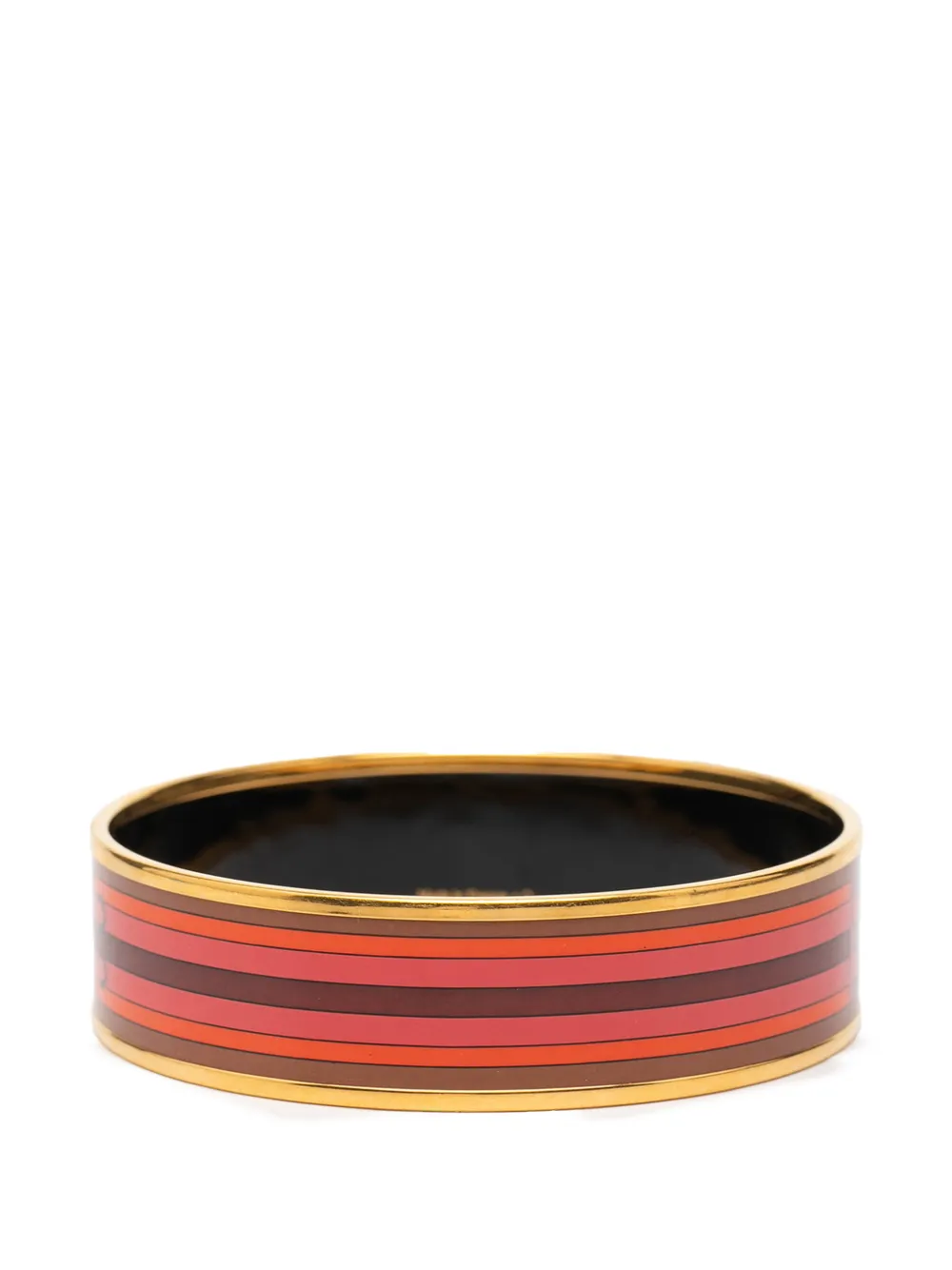 2010-2025 Wide Printed Enamel Bangle 65 Costume Bracelet