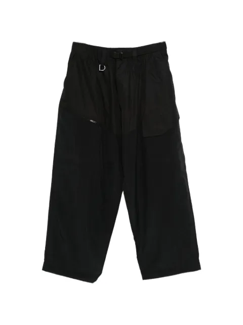 Y-3 zip-up trousers