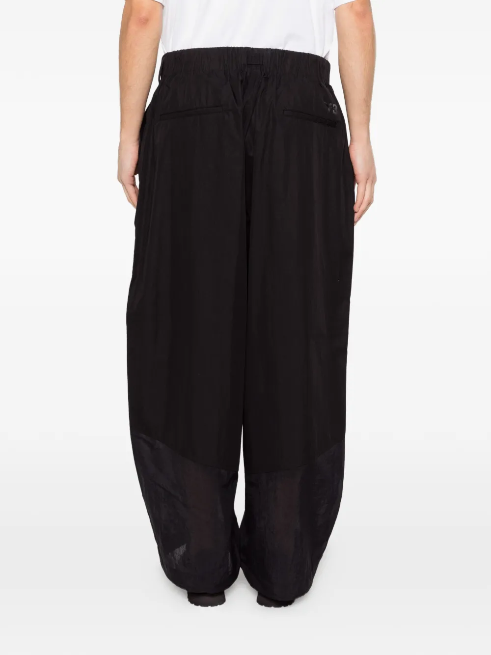 Y-3 Broek met rits Zwart