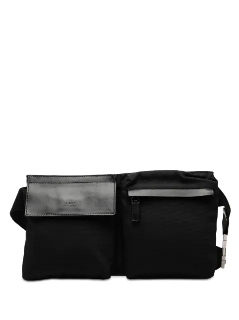 Gucci Pre-Owned 2000-2015 Nylon Double Pocket belt bag