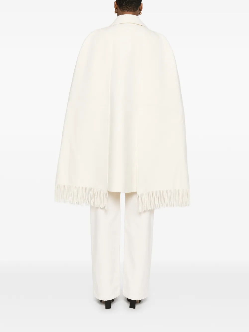 TOTEME Jas met franje afwerking Beige