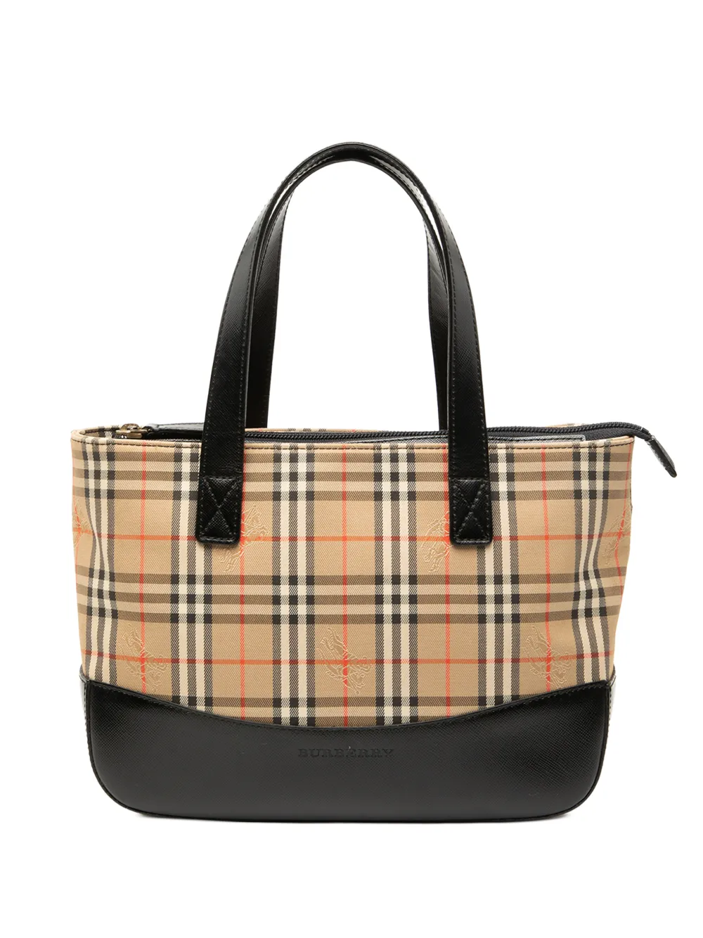 Burberry Pre-Owned 2000-2017 Haymarket Check Canvas handbag - Marrone