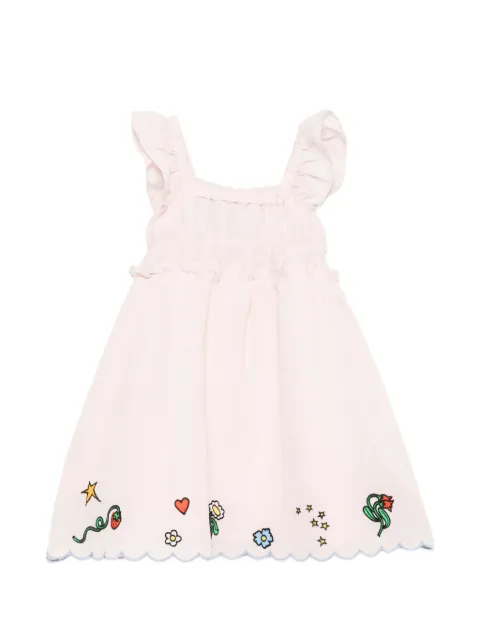 Stella McCartney Kids vestido con volantes