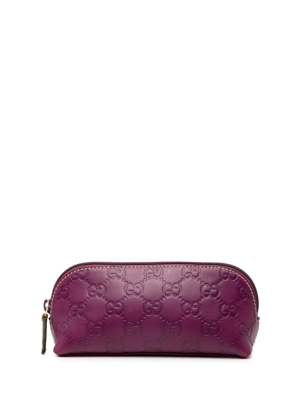 Gucci Pre-Owned 2000-2015 Guccissima pouch - Viola