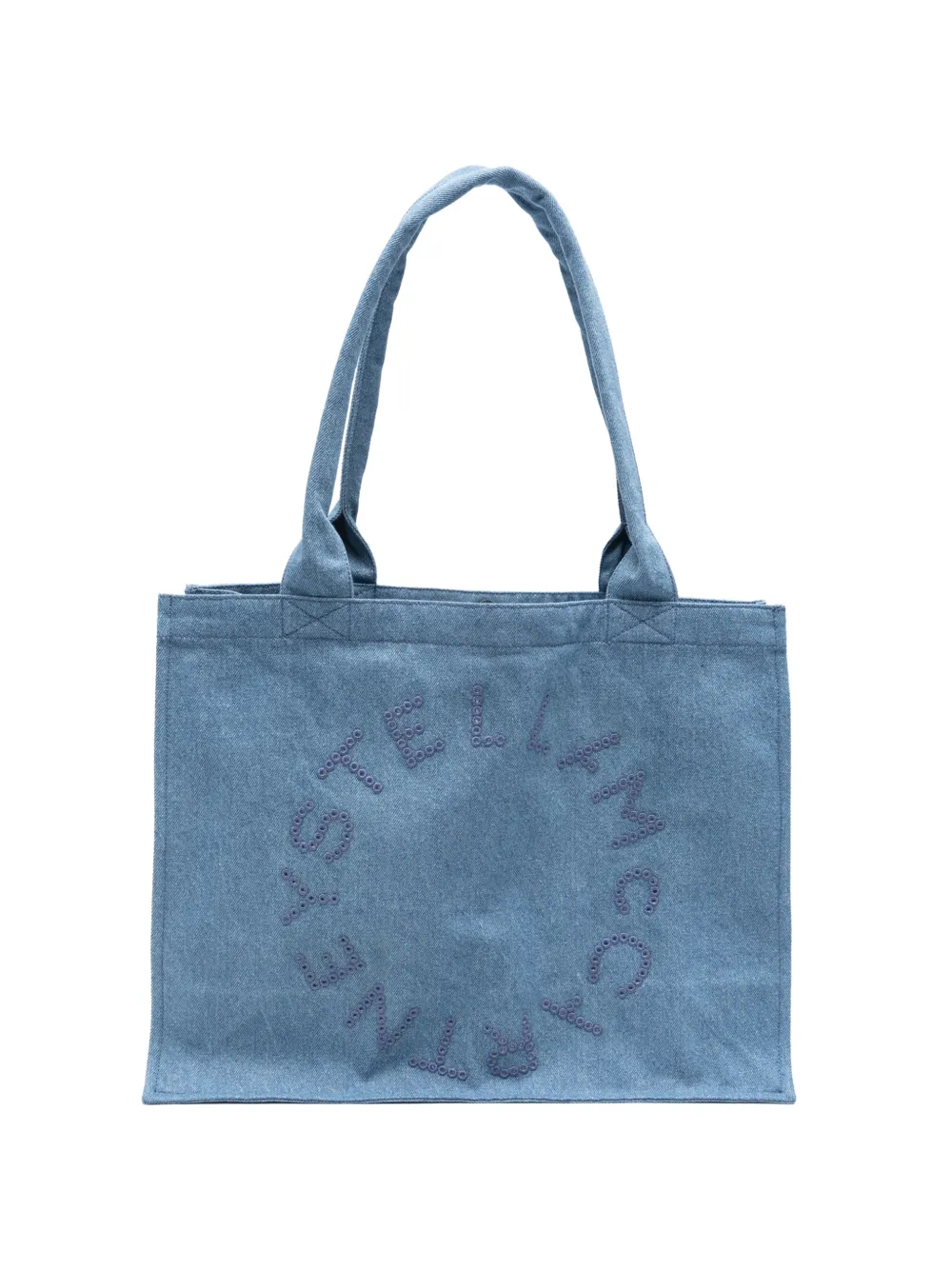 Stella McCartney Kids logo-studded tote bag - Blu