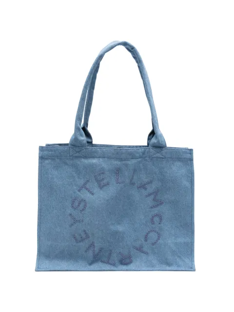 Stella McCartney Kids logo-studded tote bag