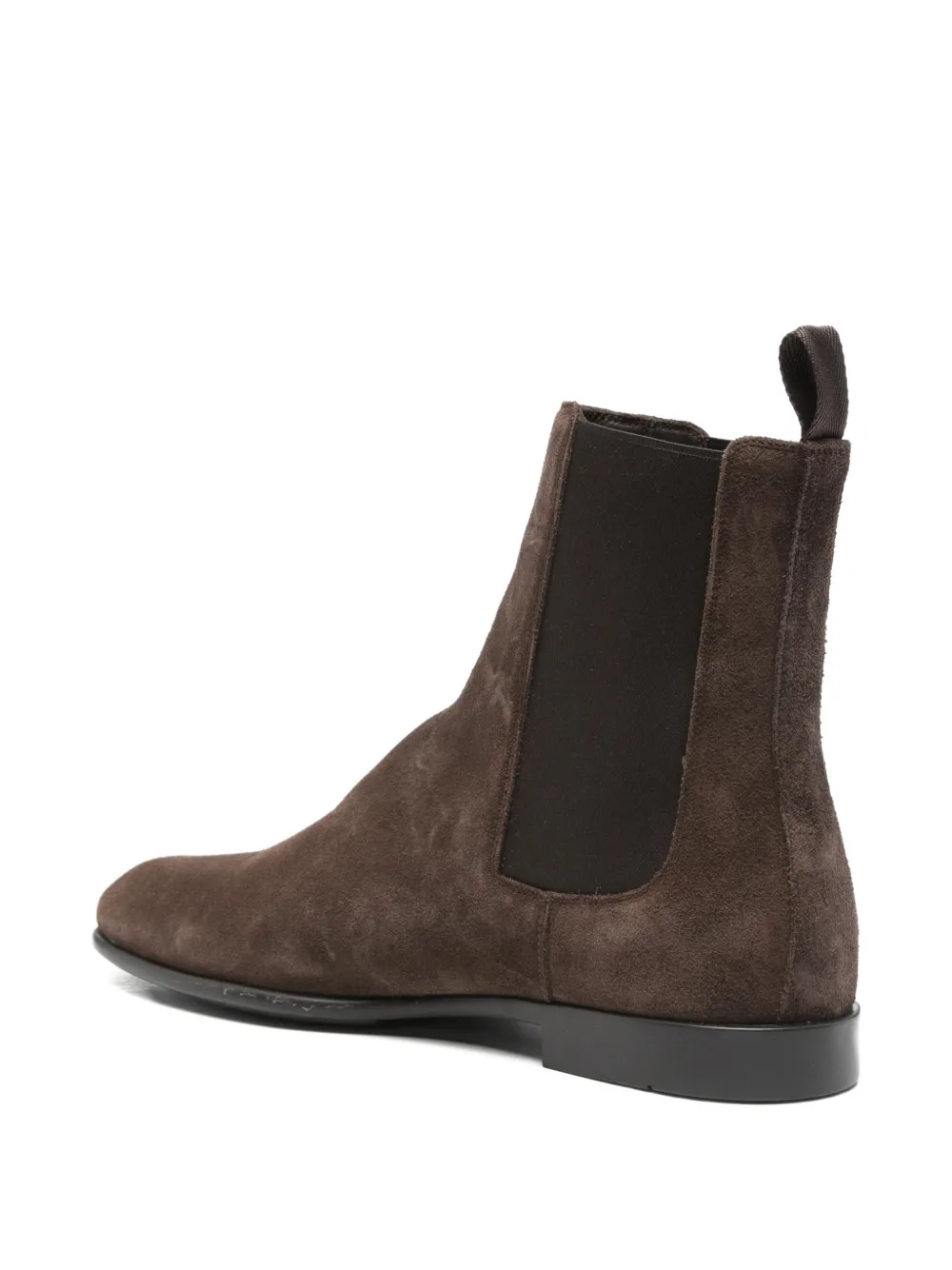 Ferragamo Suède Chelsea laarzen Bruin