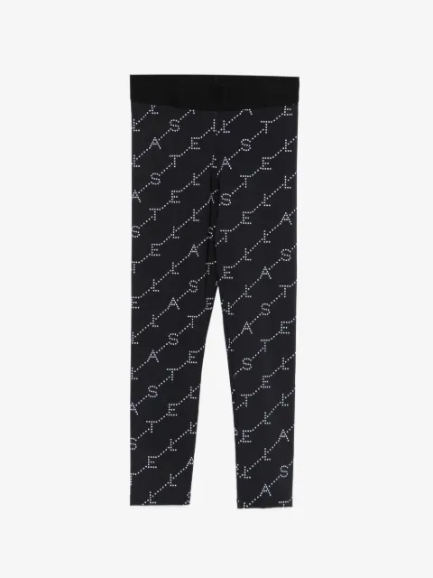 Stella McCartney Kids logo-pattern leggings