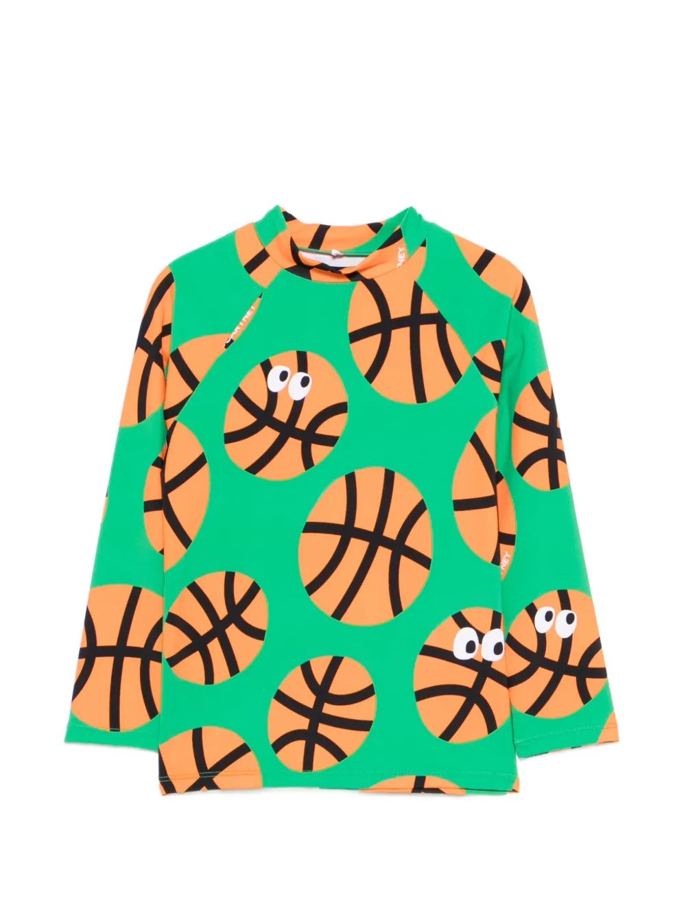 Stella McCartney Kids graphic-print rashguard - Verde