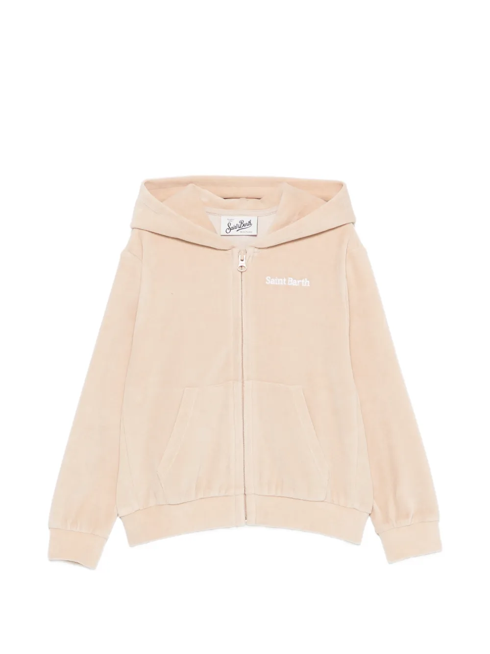 MC2 Saint Barth Kids hooded zip jacket - Neutrals