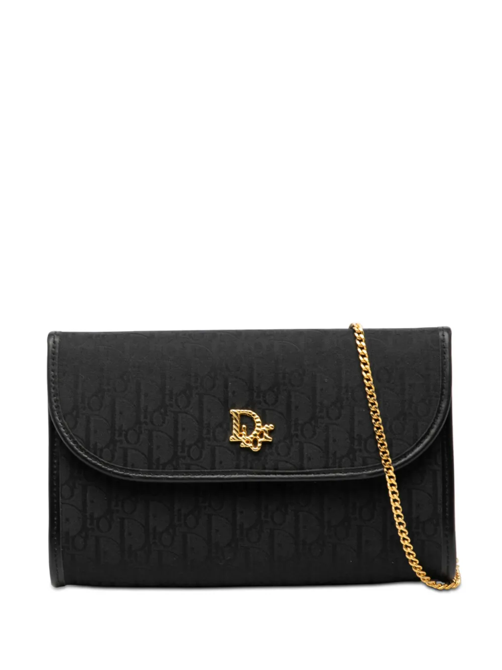 Christian Dior Pre-Owned 20th Century Diorissimo Trotter Canvas Chain crossbody bag - Nero