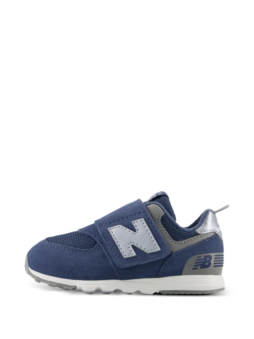 New Balance Kids 574 sneakers met ronde neus Blauw