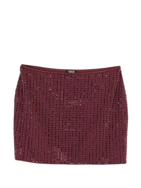 VENUJA crystal mini skirt