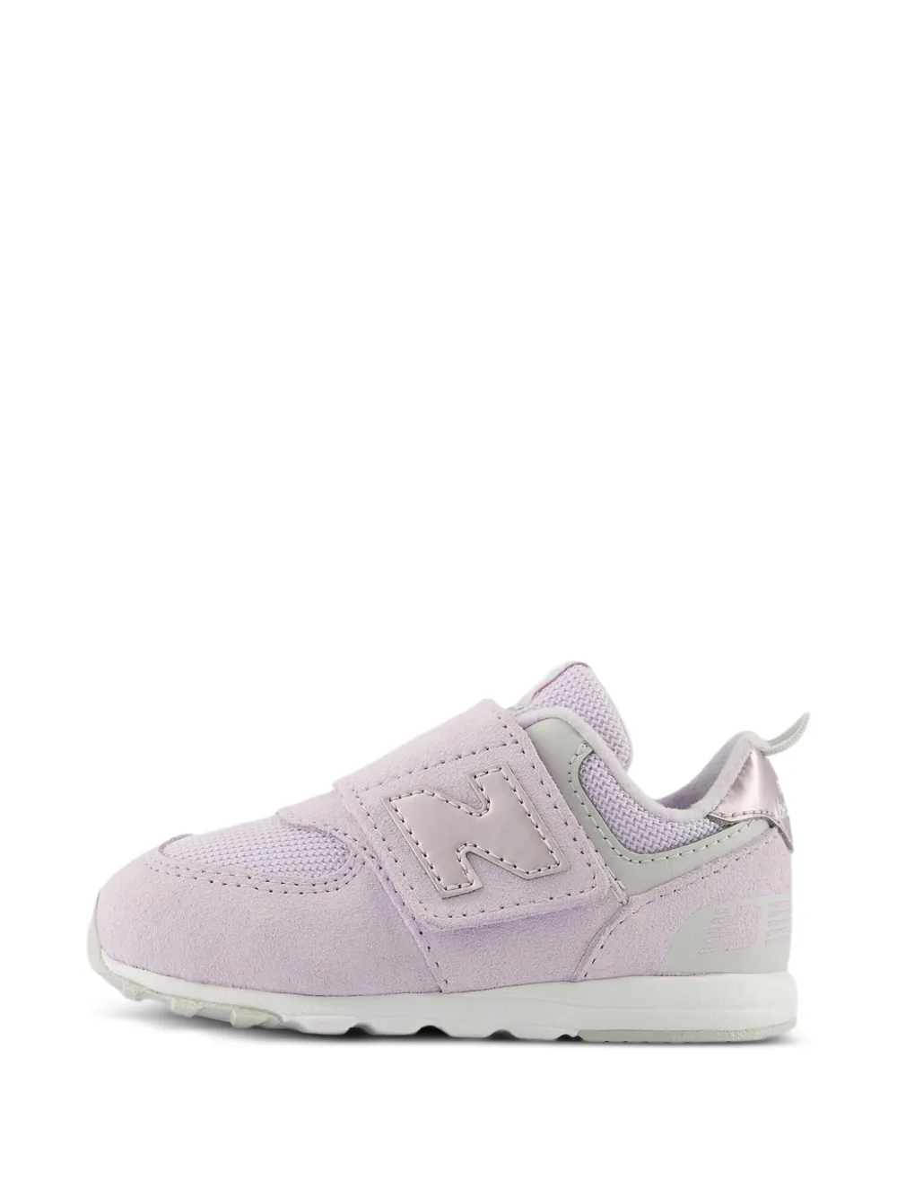 New Balance Kids 574 round-toe sneakers Paars