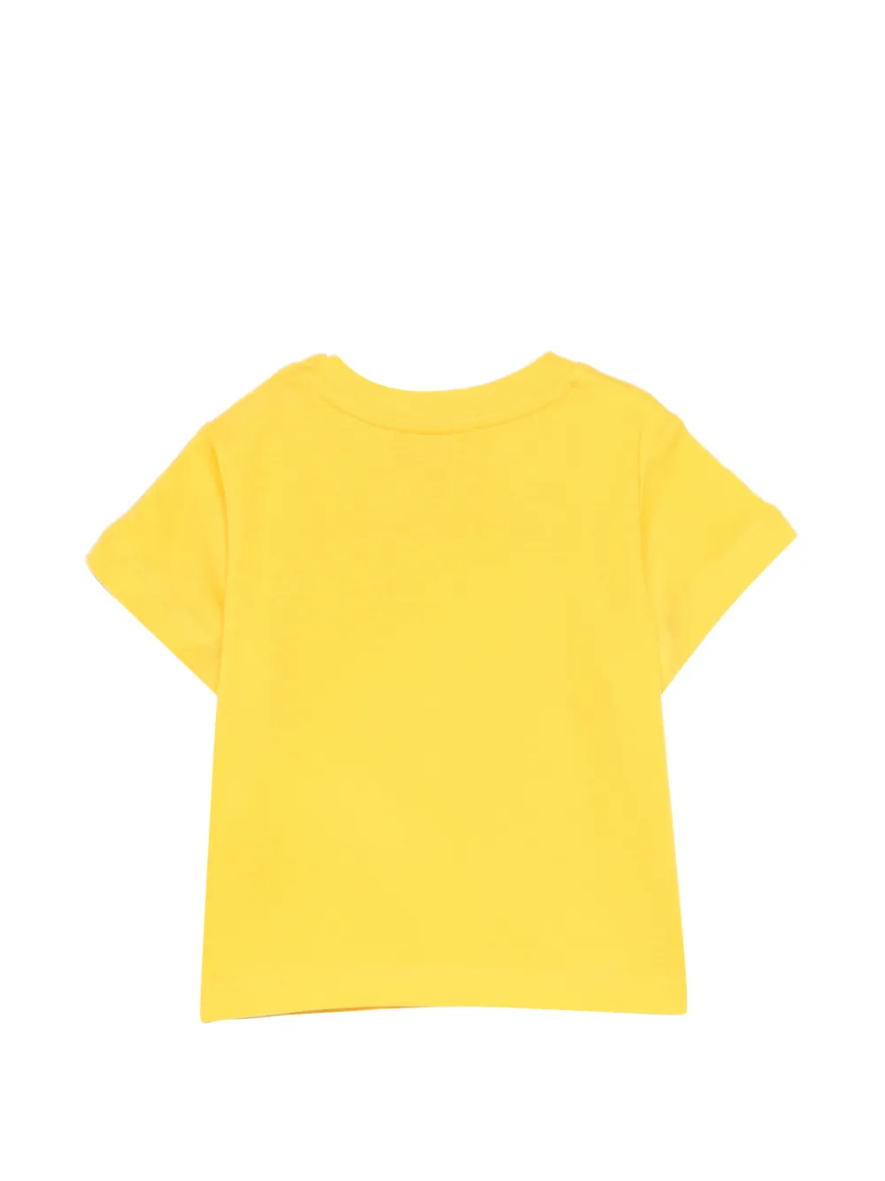 Moschino Kids T-shirt met beerapplicatie Geel