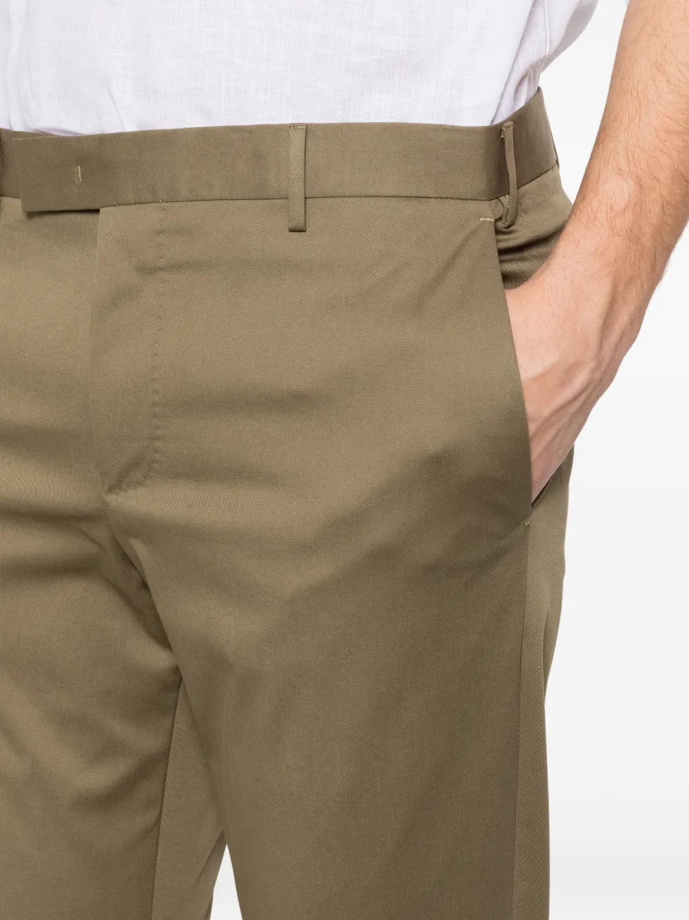 PT Torino Slim-fit broek Groen