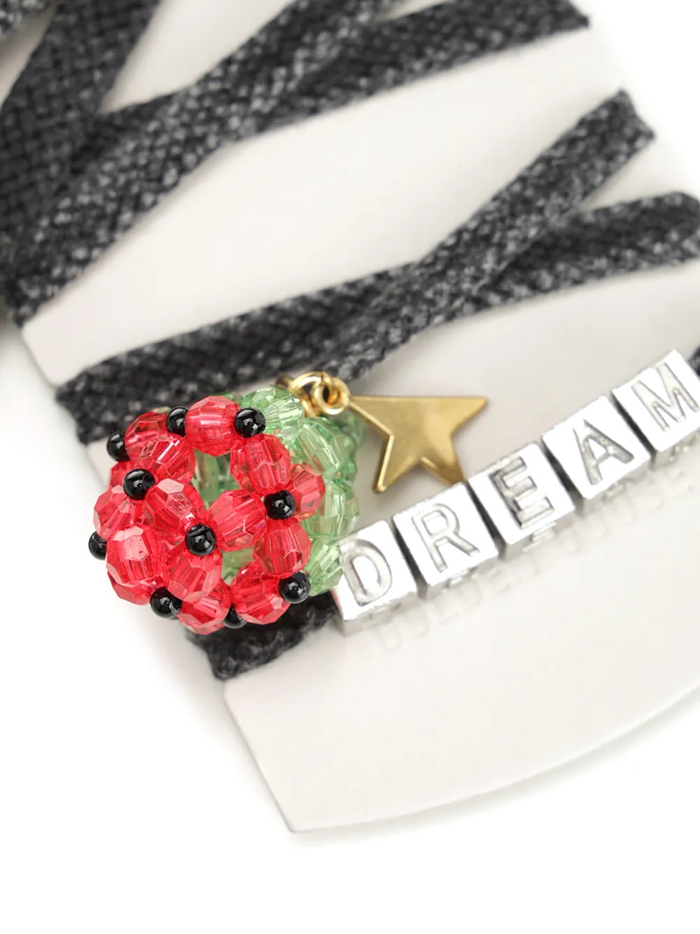 Golden Goose Veterschoenen met sterrenkralen Grijs