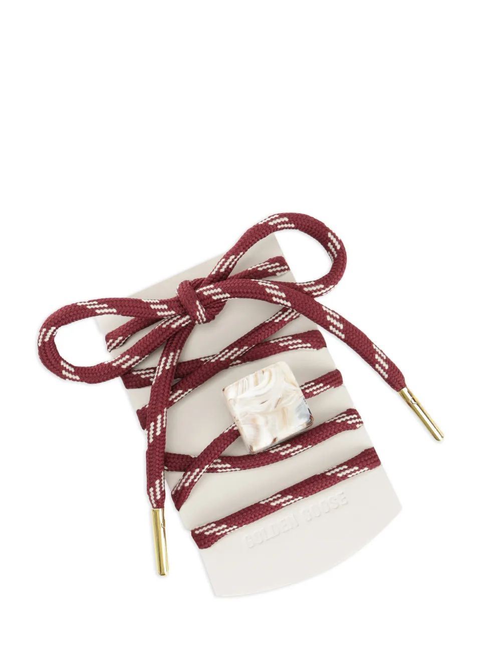 Golden Goose Gestreepte veters Rood