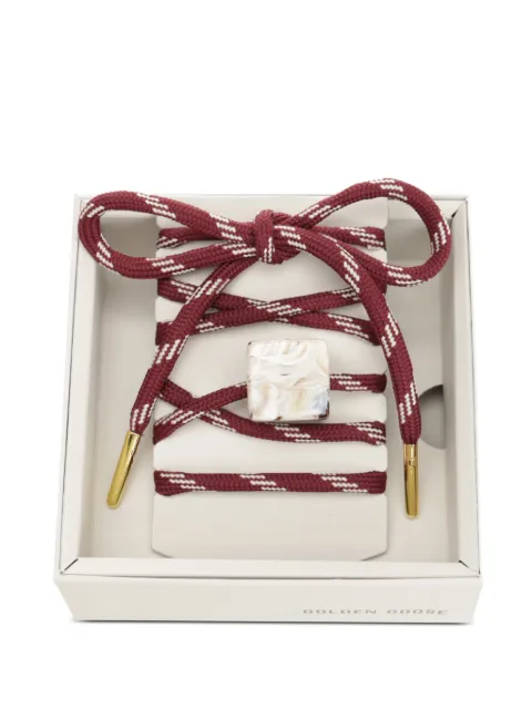 Golden Goose striped shoelaces