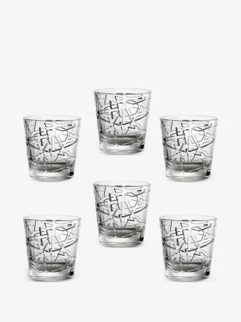 Mario Luca Giusti David glasses (set of six)