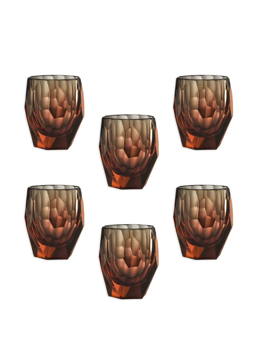 Mario Luca Giusti Super Milly Gläser (6er-Set) - Orange