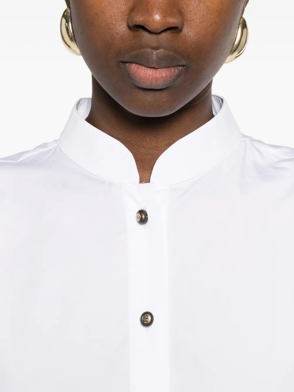 Giorgio Armani Button-up overhemd Wit