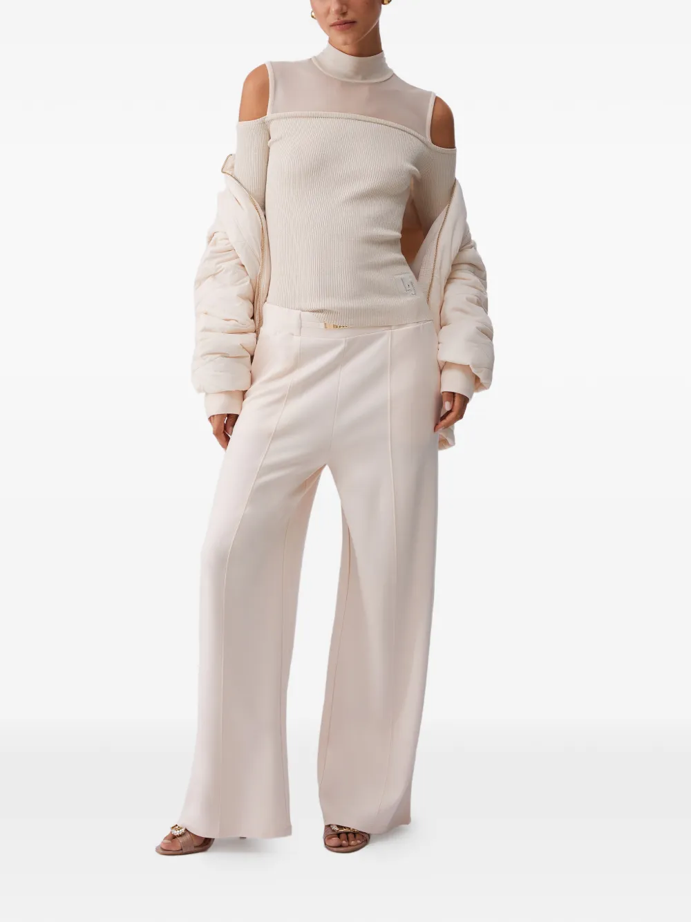  Liu Jo Wide-leg Trousers - Neutrals 