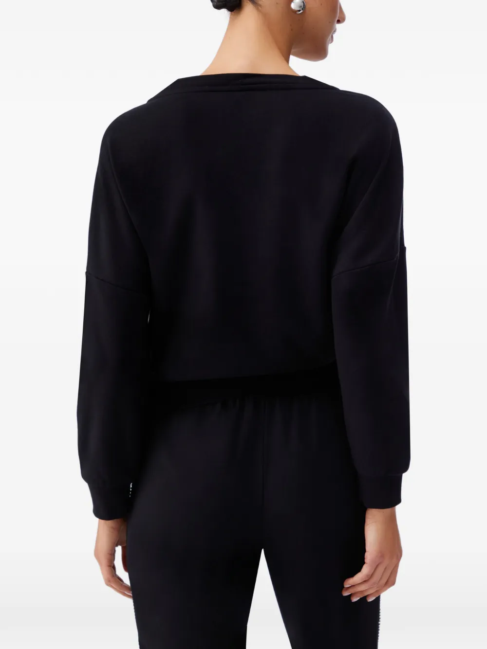 LIU JO Sweater met applicaties Zwart
