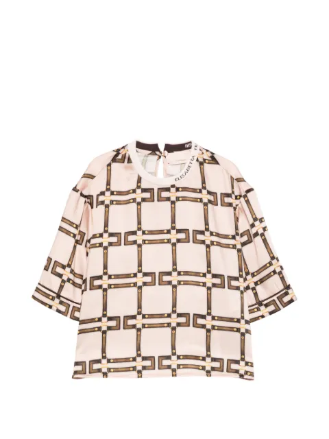 Elisabetta Franchi La Mia Bambina top con motivo