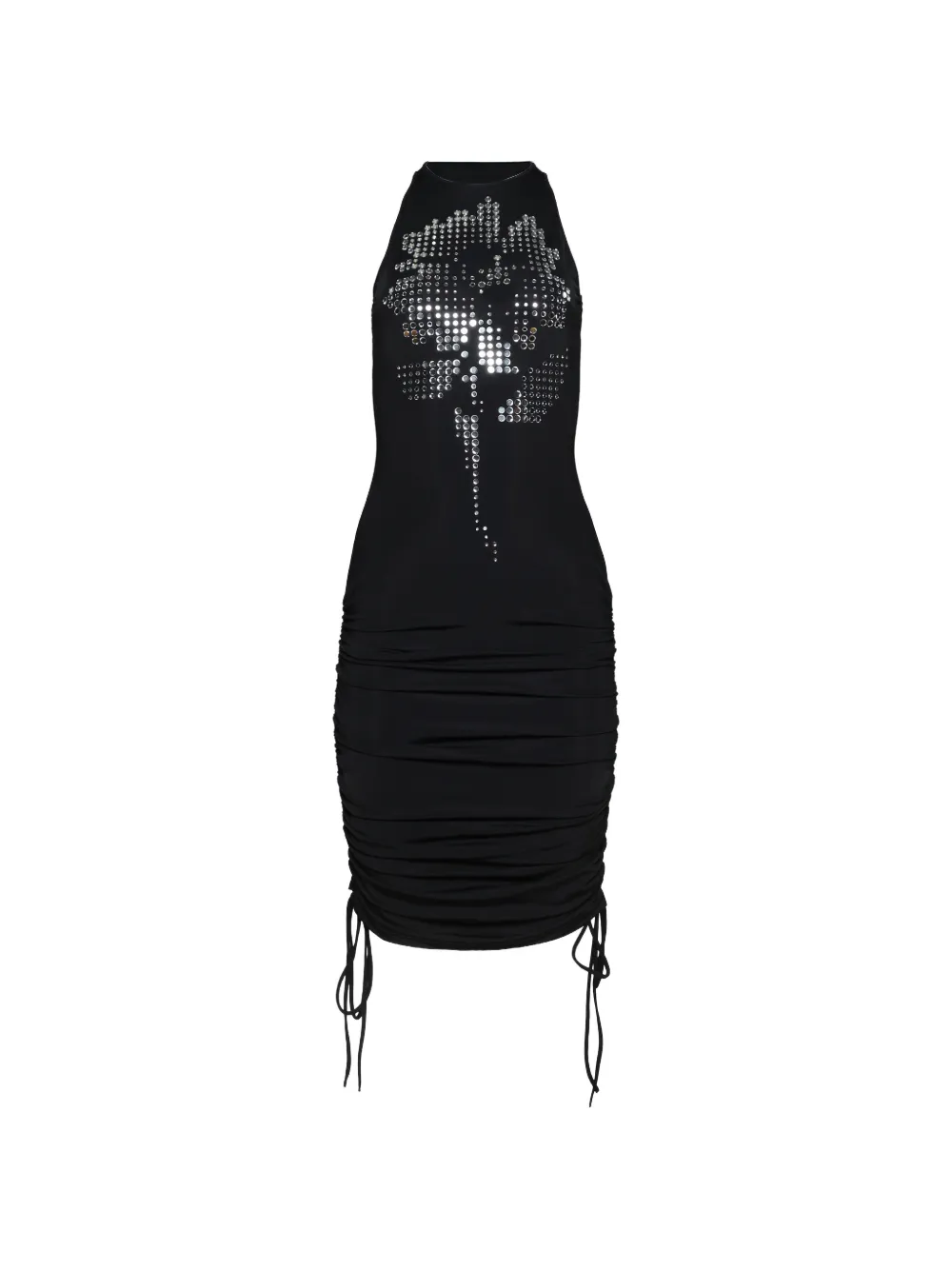 David Koma Abito con ruches - Nero