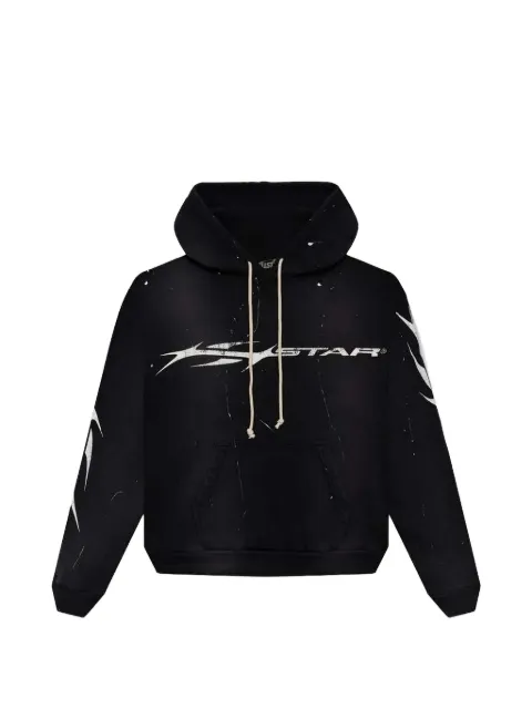 HELLSTAR hættetrøje med grafisk tryk