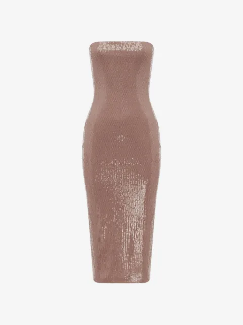 Alex Perry sequin strapless dress