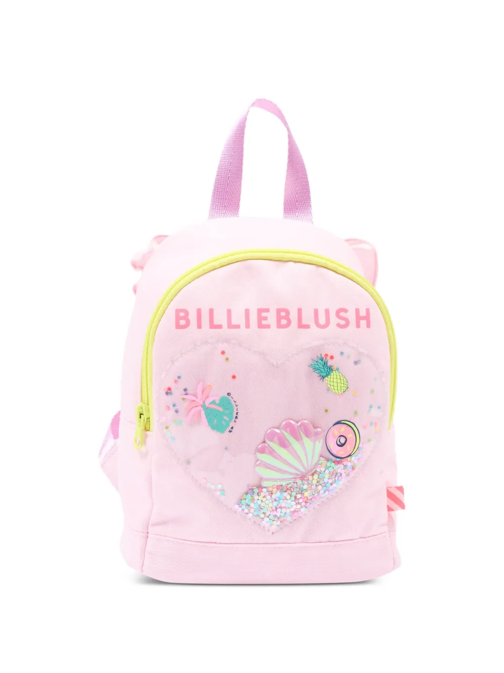 Billieblush logo-detail ruffled backpack - Rosa
