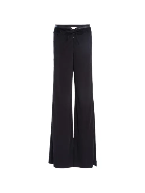 Christopher Esber leather belted trousers
