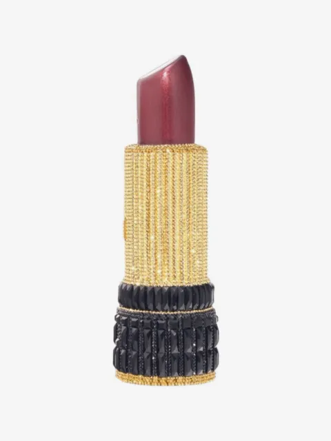 Judith Leiber lipstick embellished clutch bag