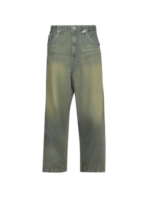 Maison MIHARA YASUHIRO elasticated wide-leg jeans